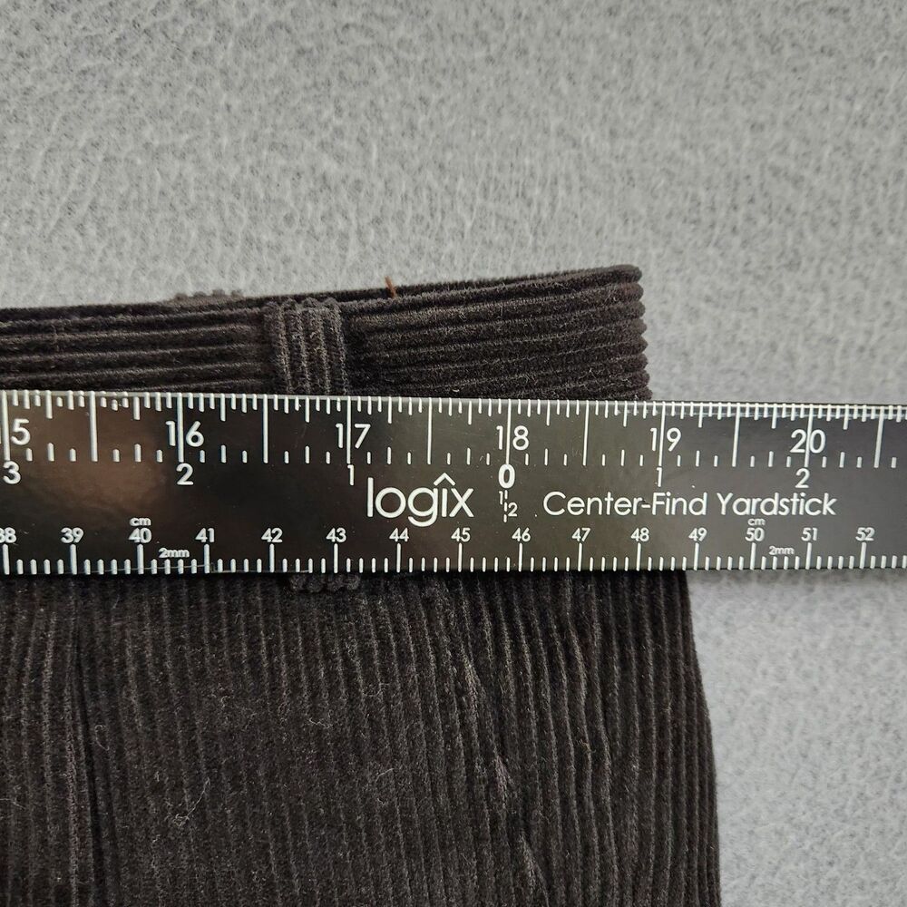 Lauren Ralph Lauren Men 38X34 Black Straight Leg Pleated Corduroy Pants - Picture 10 of 10